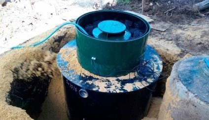 Замена септика из бетонных колец